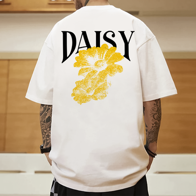 Camiseta Oversized Daisy Flower