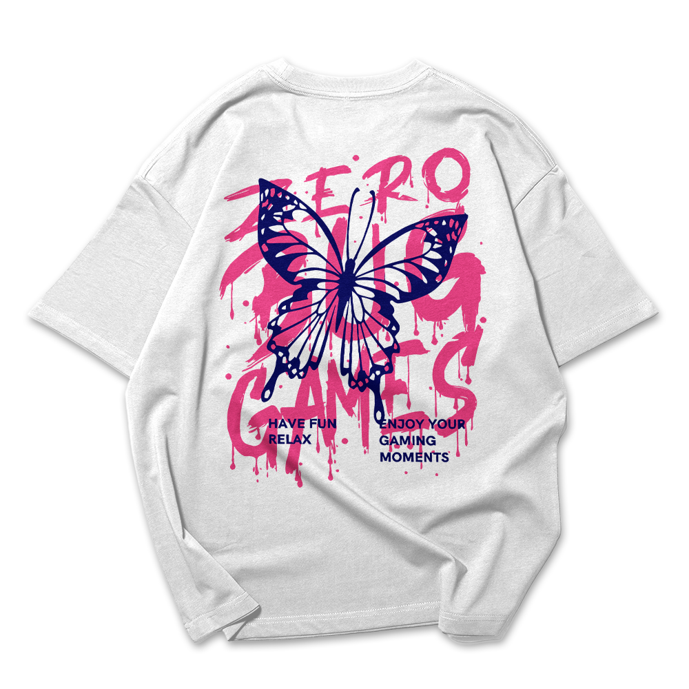 Camiseta Oversized Feminina Zero Bug Games