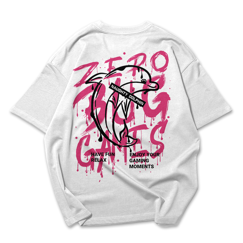 Camiseta Oversized Feminina Zero Bug Games