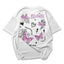 Camiseta Oversized Feminina Borboleta flores