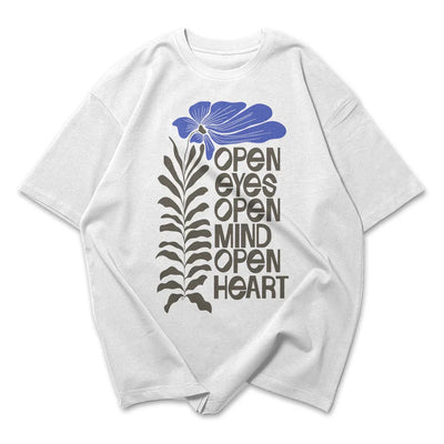 Camiseta Oversized Pen Eeys Open Mind