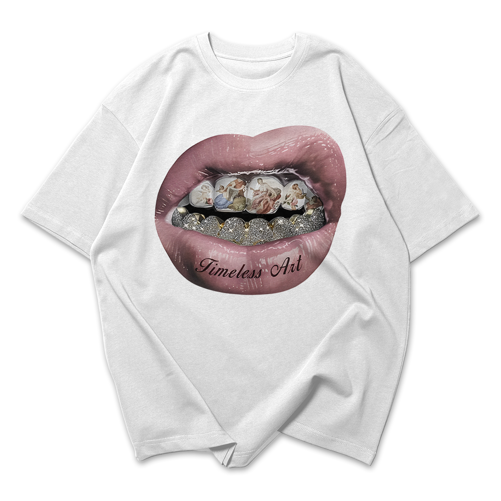 Camiseta Oversized Feminina Timeless Art