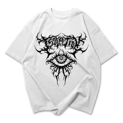 Camiseta Oversized Feminina Gothic eye Aesthetic
