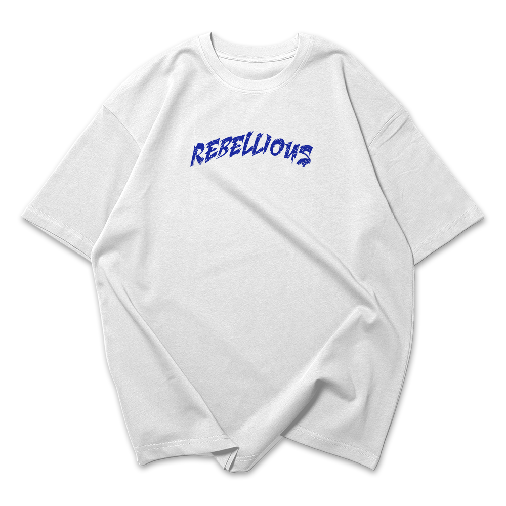Camiseta Oversized Ombro á Ombro Reebelious Punk Woman