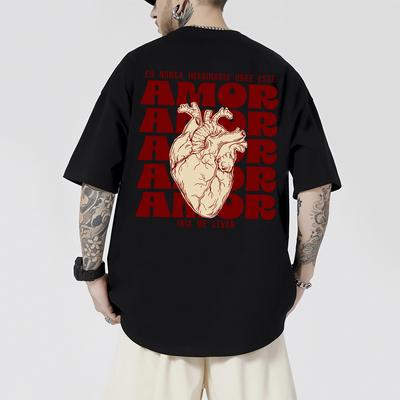 Camiseta Oversized Nunca Imaginaria Onde Esse Amor