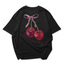 Camiseta Oversized  Feminina Cereja Have a Good Day
