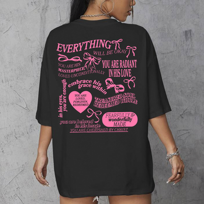 Camiseta Oversized Feminina Embrace His Grace Within