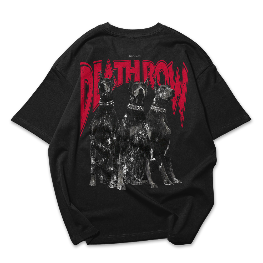 Camiseta Oversized Dobermann cachorro