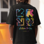 Camiseta Oversized Youth Print Graphic Colorful Artisan Perfun - preto