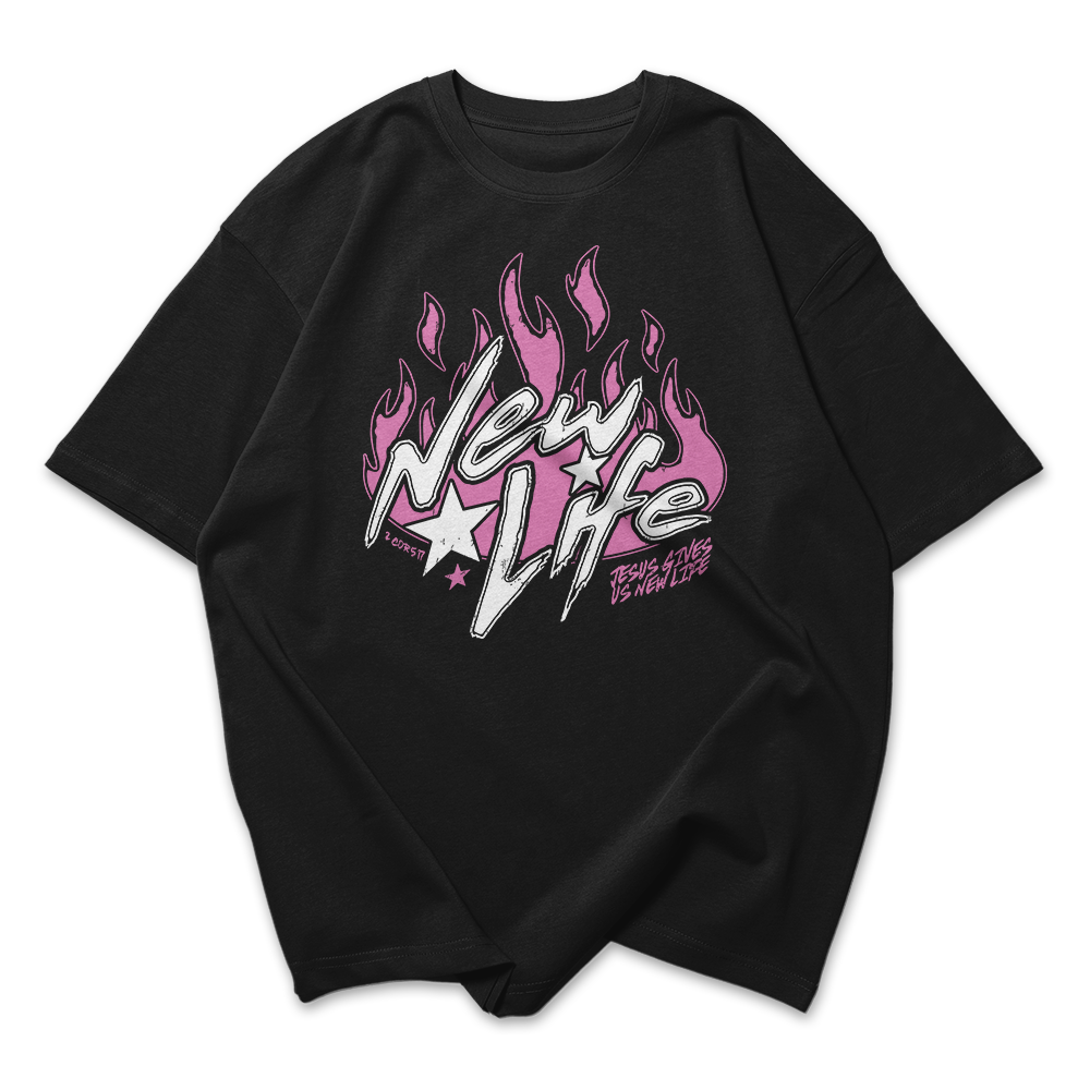 Camiseta Oversized New Life