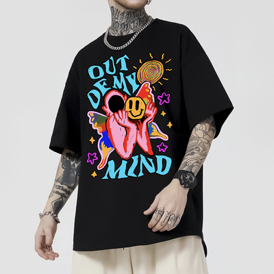 Camiseta Oversized Out Of My Mind