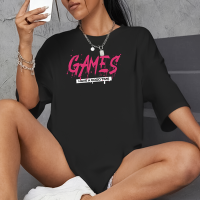 Camiseta Oversized Feminina Zero Bug Games