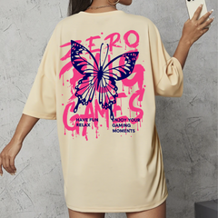 Camiseta Oversized Feminina Zero Bug Games