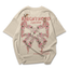 Camiseta Oversized Feminina Knighthood Butterfly Flower
