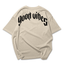 Camiseta Oversized Feminina Good Vibes