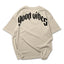 Camiseta Oversized Feminina Good Vibes