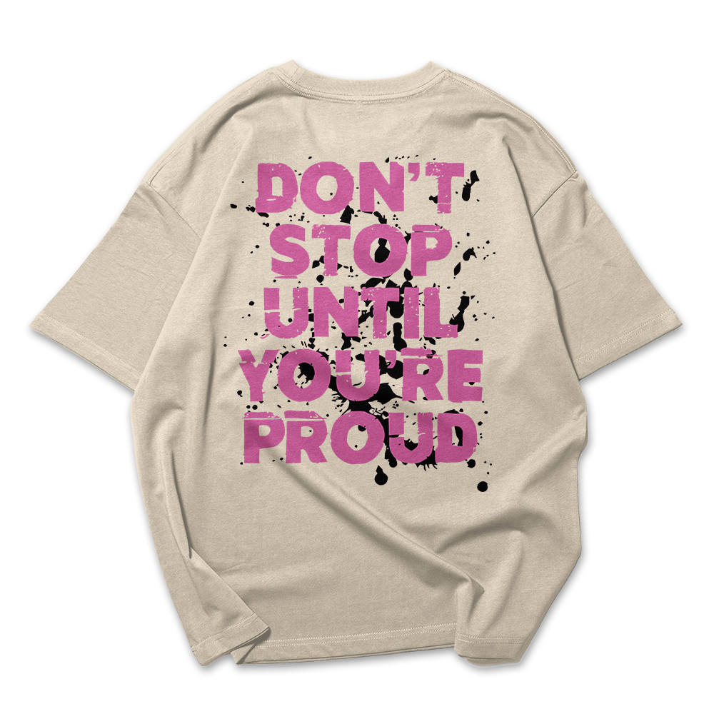 Camiseta Oversized Feminina Keep Going