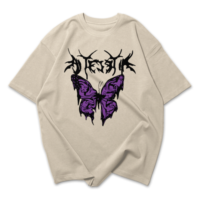 Camiseta Oversized Feminina Borboleta Butterfly Aesthetic
