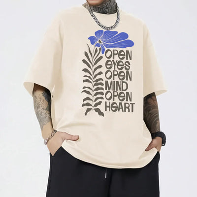Camiseta Oversized Pen Eeys Open Mind