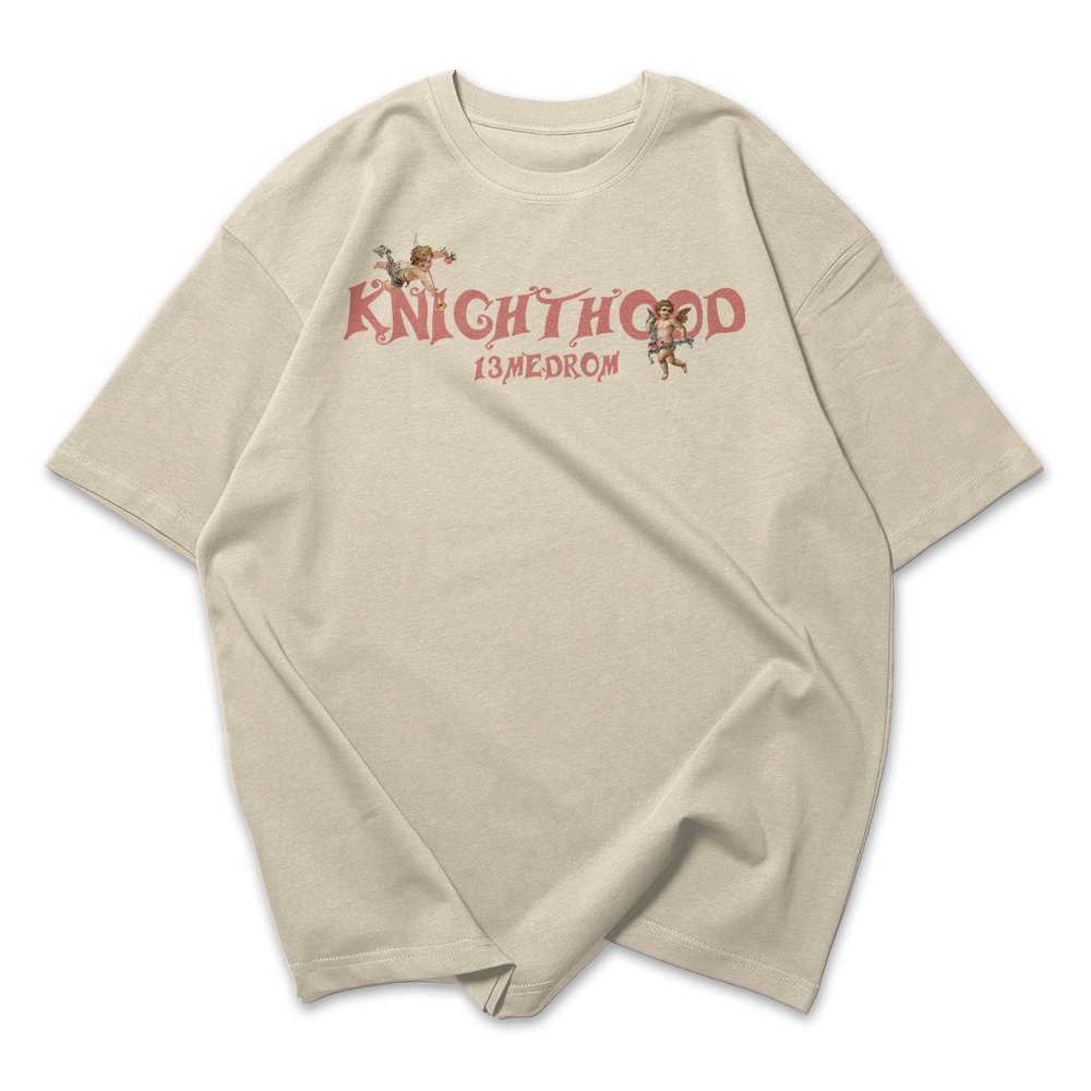 Camiseta Oversized Feminina Knighthood Butterfly Flower
