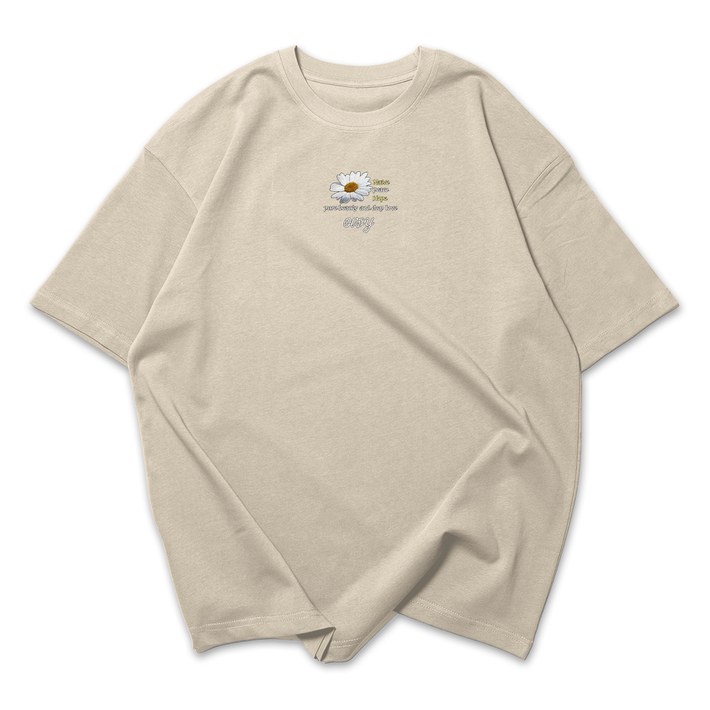Camiseta Oversized Feminina Naive peace Hope