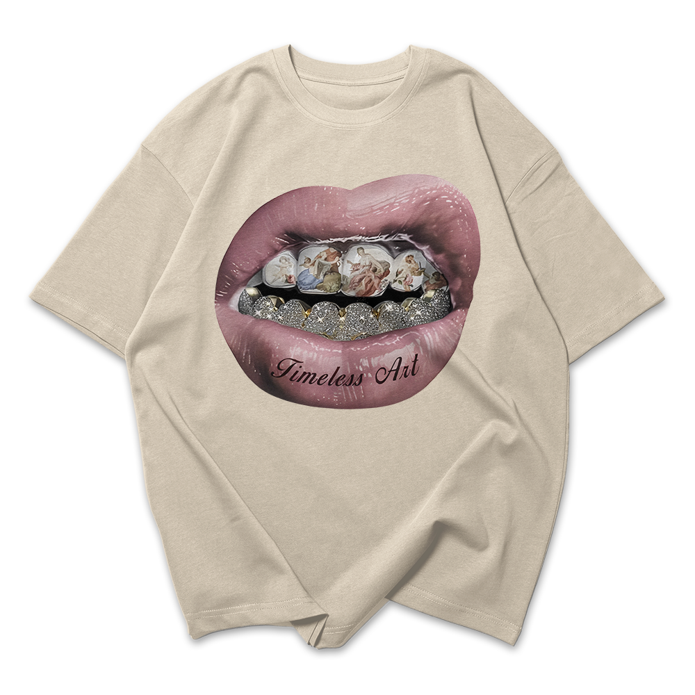Camiseta Oversized Feminina Timeless Art