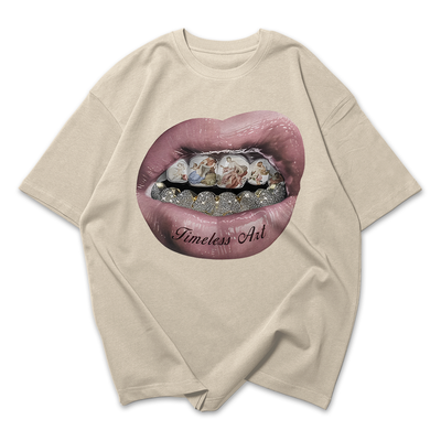 Camiseta Oversized Feminina Timeless Art