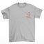 Camiseta Básica Unissex You Make My Heart Smile -cinza