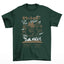 Camiseta Básica Com Estampa Gato Preto Na Sacola- Verde