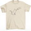 Camiseta básica com estampa Gatinho friend- Pérola