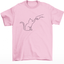 Camiseta básica com estampa Gatinho friend- Rosa bebe
