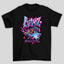 camiseta básica preta bratz 2001 word tour