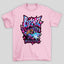 camiseta básica rosa bebê bratz 2001 word tour