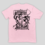 camiseta básica rosa bebê optimism bear 