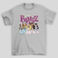camiseta básica cinza estampa bratz boneca 