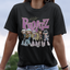 camiseta básica preta estampa bratz boneca 