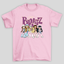 camiseta básica rosa bebê estampa bratz boneca 