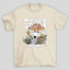 Camiseta Básica Pérola Trapped Caveira Cogumelos Mágicos 