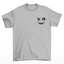 Camiseta Básica Unissex Dark Smile XO Face - cinza