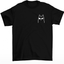 Camiseta Básica Unissex Style Glasses Cat