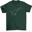 Camiseta básica com estampa Gatinho friend- Verde