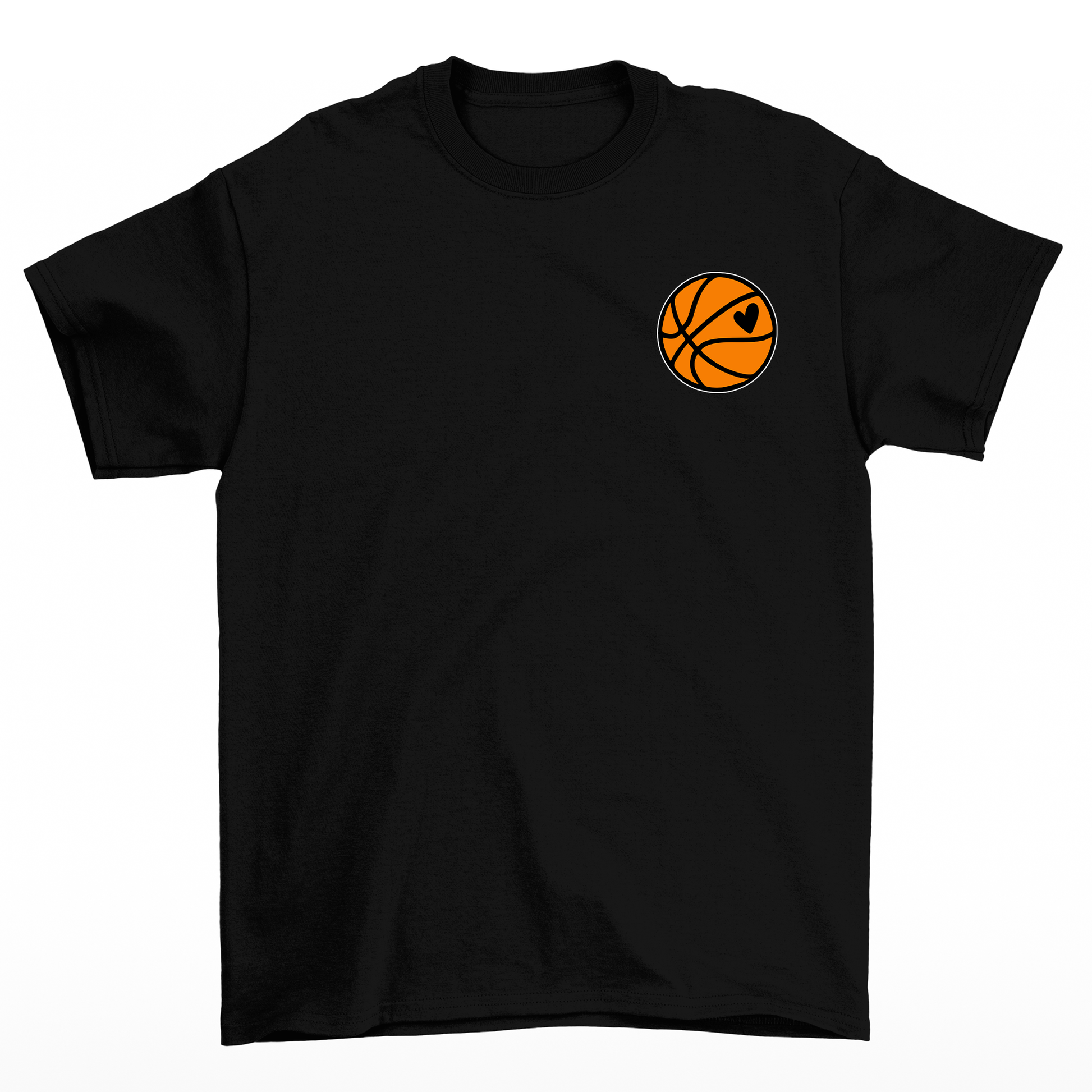 camiseta básica preta Game day basquete - Preto