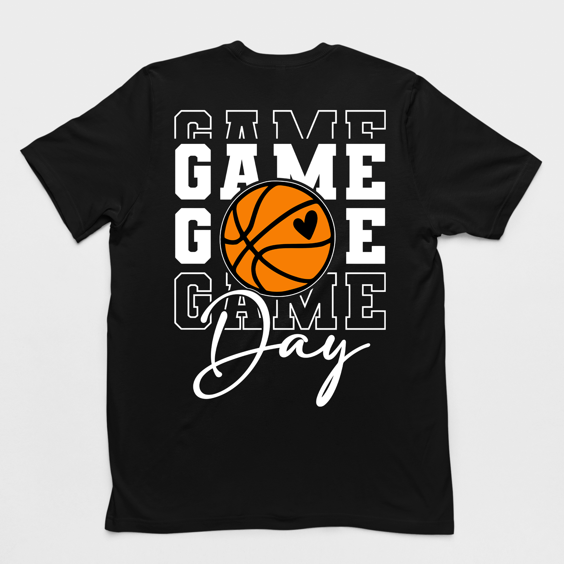 camiseta básica preta Game day basquete - Preto