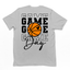 camiseta básica  Game day basquete - cinza