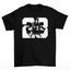 camiseta básica  estampa de baskete numero 23 - preto
