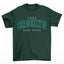 Camiseta Feminina Estilo Brooklyn New York 1898 Verde 