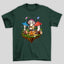 Camiseta Básica Acampamento Cogumelos Mágicos - VERDE 