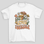 Camiseta Básica Love Yourself Cogumelos Mágicos - BRANCO 