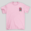Camiseta Básica Rosa Bebê Sweet Dreams Cogumelos Mágicos