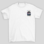 Camiseta Básica Stay Trippy Little hippie Cogumelos Mágicos - BRANCA 